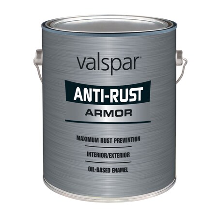 Valspar Interior/Exterior Paint, Gloss, Oil Base, Safety Yellow, 1 gal 044.0021845.007